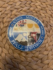 VINO-MIGLIA Pfalz - Südtirol Emaile Medaille 2001