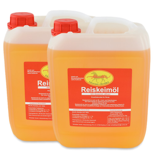 Reiskeimöl ltr 2x5 liter - 10, ltr.=