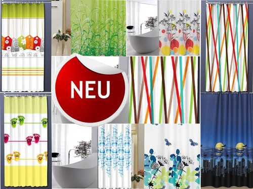 Textil duschvorhang 120 180 - duschvorhang,