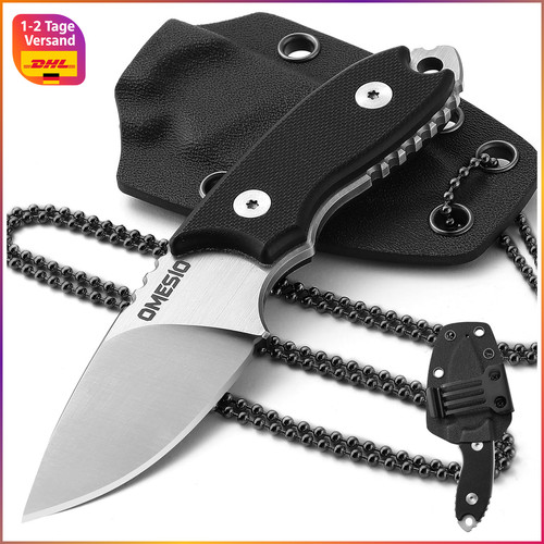 Neck knife stahl - neck, schwarz