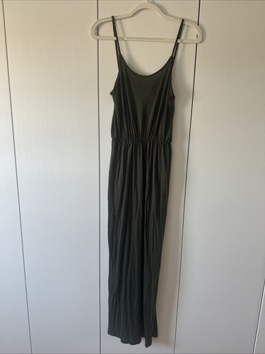 Maxikleid olivgrün s - maxikleid,