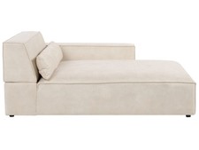 Modul Chaiselongue Samt beige