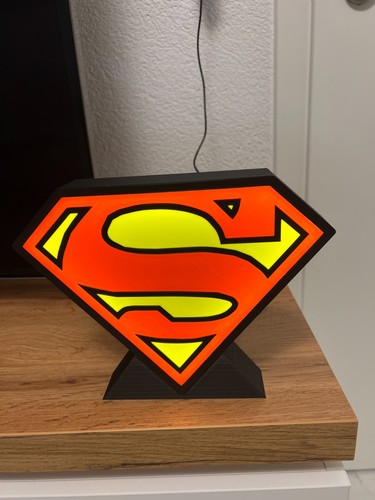 Superman lightbox nachtlicht - lightbox,