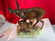 Reh mit Kitz Cortendorf Keramik Figur (1363)