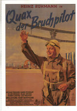 Cinema Filmkarte "Quax, der Bruchpilot", Heinz Rühmann, Lothar Firmans