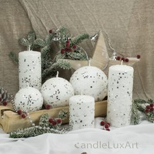 Stumpen Kerzen Kugelkerzen