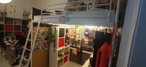 Hochbett aus metall wie neu - aus, metall,