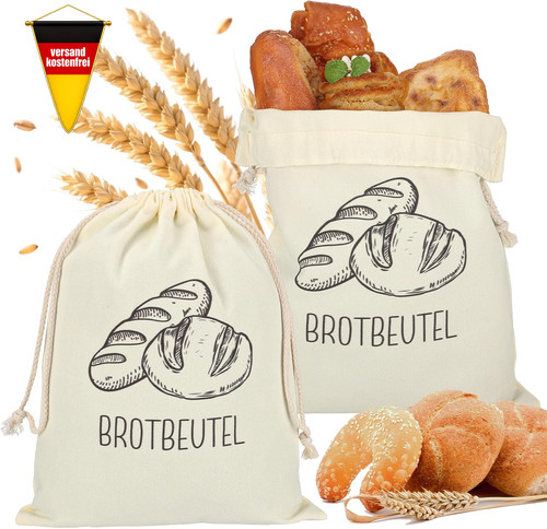 Stück brotbeutel leinen 30 - 2,