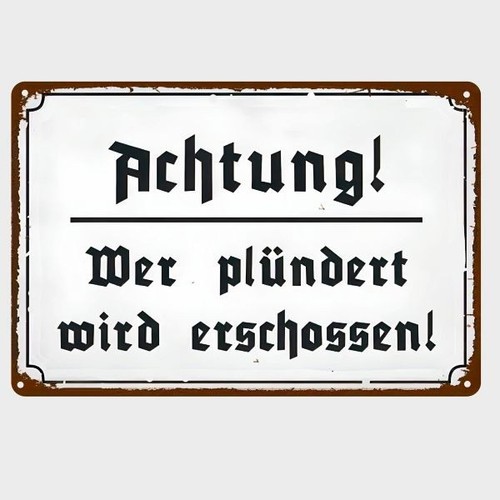 Blechschild ww2 wehrmacht wer - blechschild,