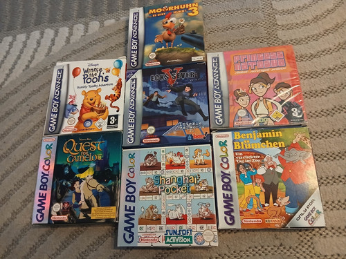 Nintendo game boy color - boy, spiele