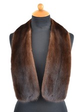 Z605 NERZ KRAGEN PELZ SCHAL