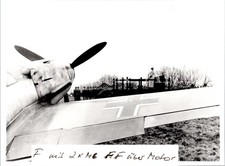 C843 Foto Wehrmacht Archiv Repro Luftwaffe Flugzeug Me109 JG26 General HG