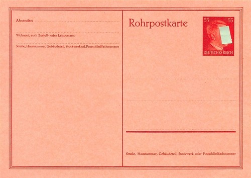 825330 rohrpost ganzsache - 825330),