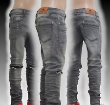 Kinder-Jeans Hose Jungen-Jeans-Stretch-Hose Slim-Fit Destroyed-Look~Neu~19202K13