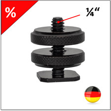1 x Blitzschuh Adapter 1/4"