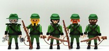 5 x NORDSTAATLER SCHARFSCHÜTZE GRÜN Playmobil vs. Südstaatler ACW CSA Sniper RAR
