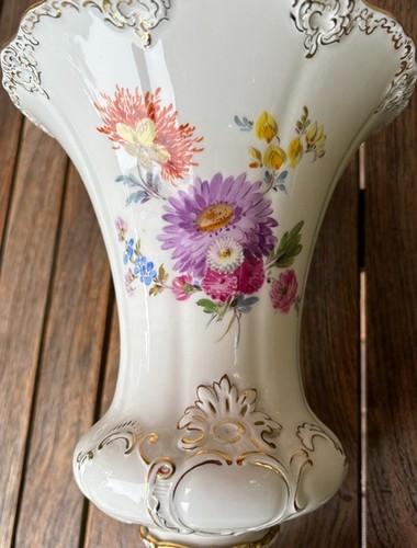 Große meissen prunkvase - große,