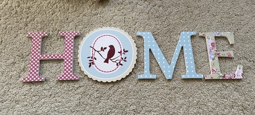 Home buchstaben deko - home,