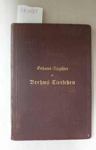 Gesamt register brehms - zu,