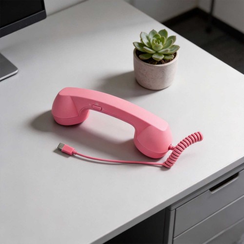 Retro tischtelefon mobilteil - retro,