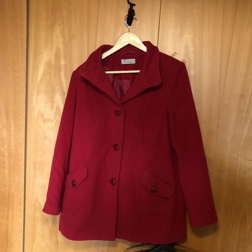 Roter damen mantel kurzmantel - roter,