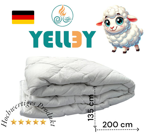 Wollbettdecke 135x200 aus - 135x200, cm-