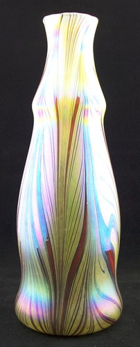 Jugendstilvase aus glas - -, art