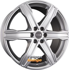 4 Alufelgen MAK KING 6 Silver 7,5x17 ET45 6x114,3 17 Zoll