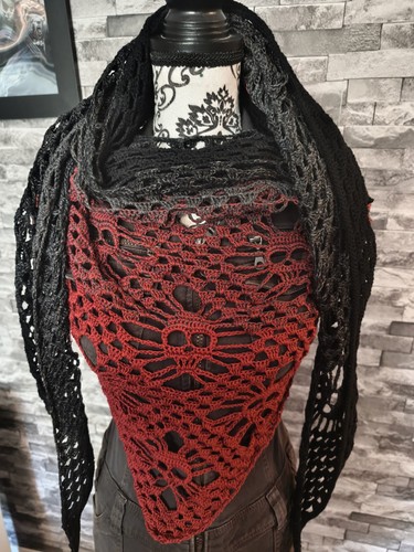 Stola schulter häkel handmade - häkel,