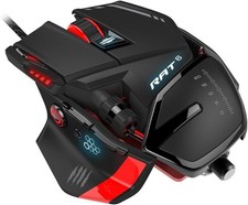 Mad Catz R.A.T. 6 8200dpi Gaming Maus USB 11 Tasten Laser ergonomisch RGB RAT6