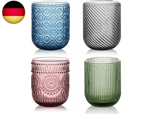 Trinkgläser set bunt - trinkgläser,