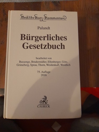 Palandt bürgerliches - palandt,