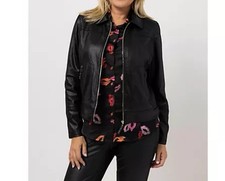 KILIAN KERNER SENSES Biker-Jacke, Langarm Lederimitat Brusttaschen Gr:38 Q