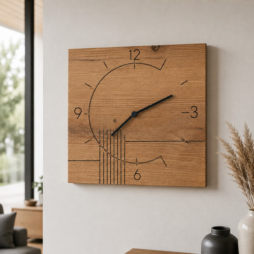 Wanduhr 30x30 modern - 30x30, cm