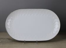 Rosenthal Lotus Secunda Platin Platinrand Servierplatte Platte ca. 28x17 cm