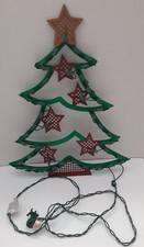 Christmas Lighted Tree Window