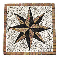 1 Rosone RO-006 - 90x90 x 1 cm Marmor - Fliesen Lager NRW - Stein-mosaik Herne -