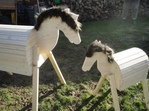 Stück holzpferd - stück,