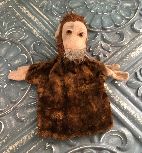 Alte handpuppe affe - alte,
