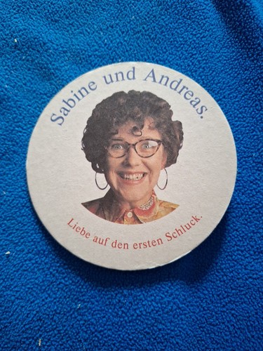 Bierdeckel sabine und andreas - und,