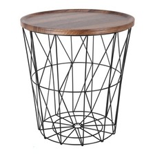 Korb Beistelltisch Metall 39cm