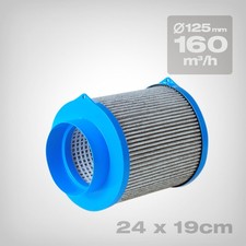 CarbonActive HL Homeline 200Z Carbon Active Aktivkohlefilter 200 m³/h 125 mm AKF