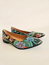 Double You tolle Leder Ballerina Gr. 37 Mehrfarbig Neu