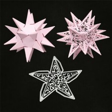 Stanzschablone 3D Stern Weihnachten Hochzeit Oster Geburstag Karte Album Deko