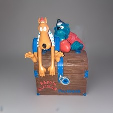 Käpt'n Blaubär & Hein Blöd Spardose Postbank x Ravensburger 1994 guter Zustand