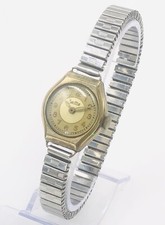 ZentRa Damenarmbanduhr - Handaufzug - seltenes Modell Vergoldet