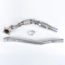 Arlows Downpipe für Audi S3 8P + TT 8N 2,0 TFSI Allrad ( 3" / 76mm , Edelstahl ,