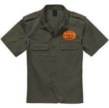 Herren Armee Hemd Kurzarm mit