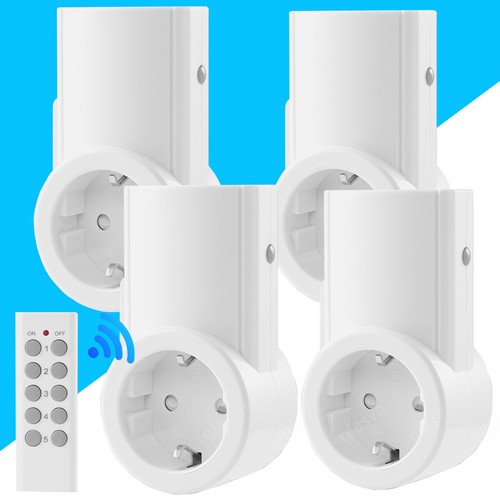 Funksteckdosen 4er set - set, 1x