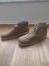 Selten getragene Belstaff Desert Boots aus beigem, weichem Wildleder, Gr. 45